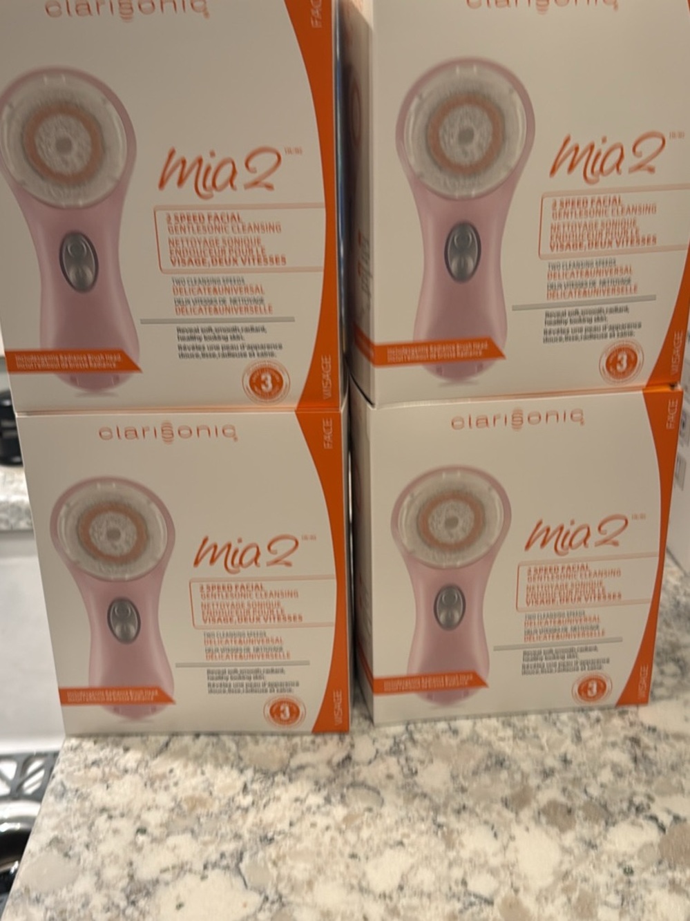 Clarisonic Mia 2 Pink Facial Cleansing Device - Packaged